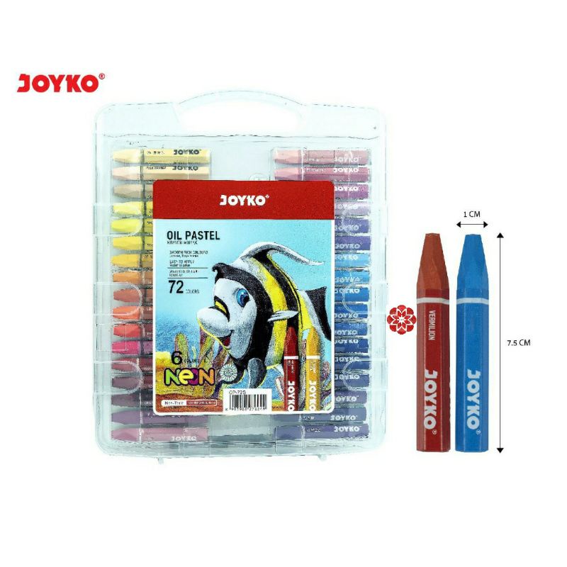 Krayon Crayon Oil Pastel JOYKO 72 Warna