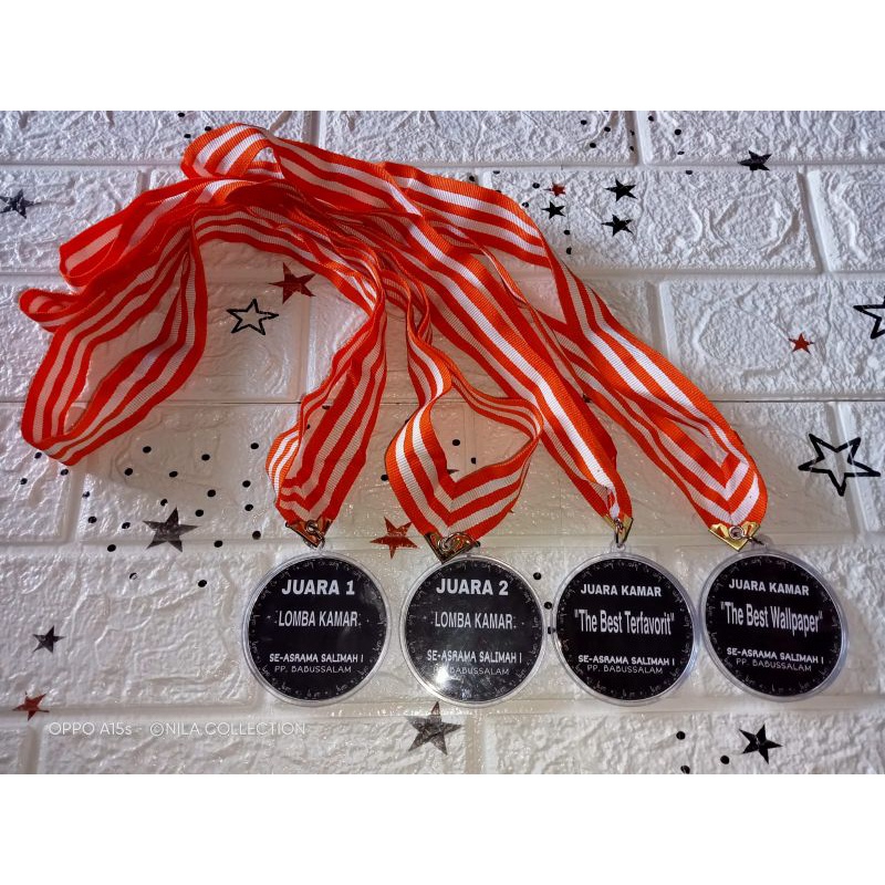 medali insert paper/medali costume