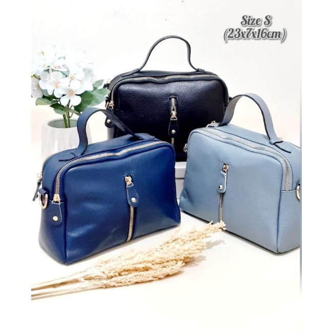 Tas slempang wanita kulit asli garut model terbaru