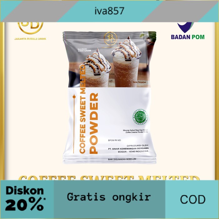 

PROMO Coffee Caramel Powder - Bubuk Minuman Bubble Drink GRATIS ONGKIR