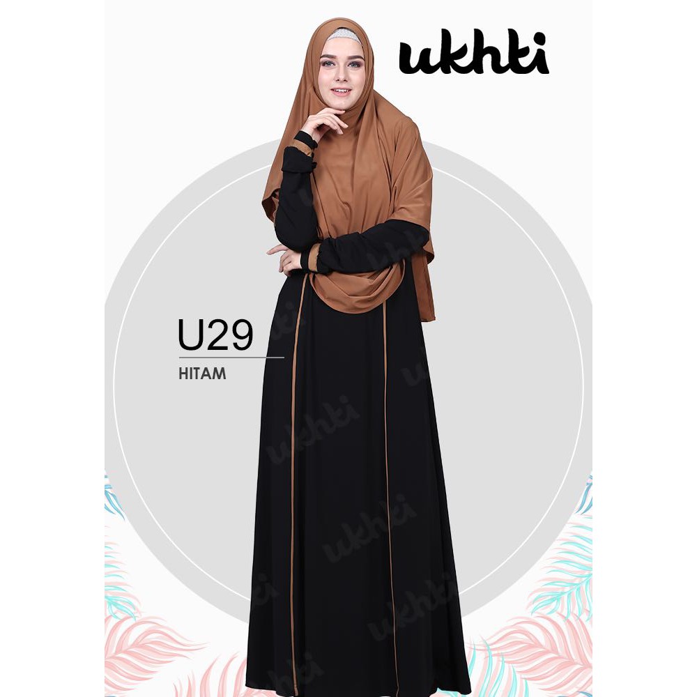 Gamis Ukhti U29 Gamis Polos Gamis Jersey Syari