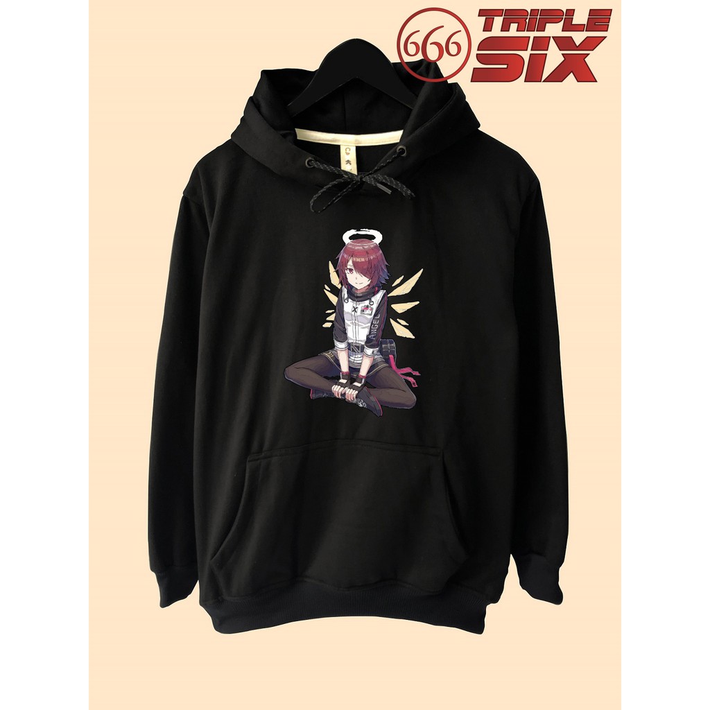 Jaket Hoodie Arknights Exusiai Sniper Angel