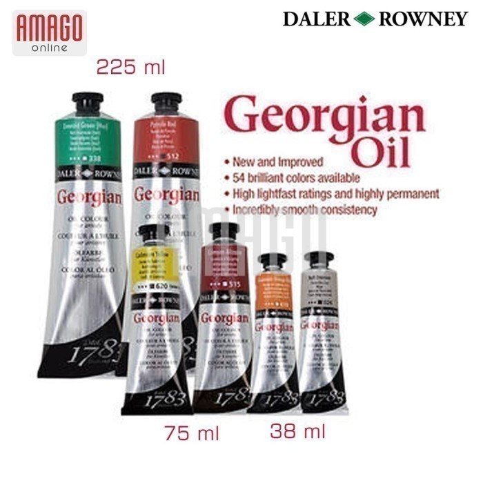 DALER-ROWNEY - GEORGIAN OIL 38 ml - HOOKERS GREEN - 111014352