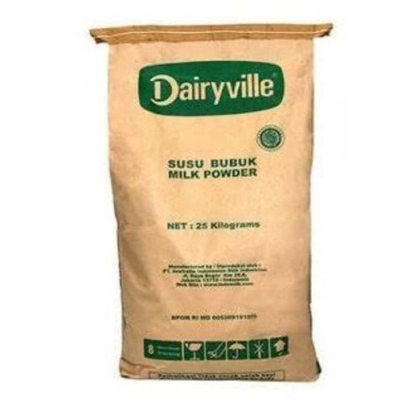 

Susu bubuk merek dairy ville kemasan 25 kg