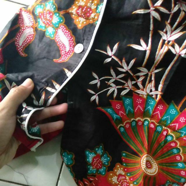 Atasan Batik Dolby Dolbi Dobby Doby Tenun Sutra Tulis Halus Katun Atbm Baron ,sarombit Atasan