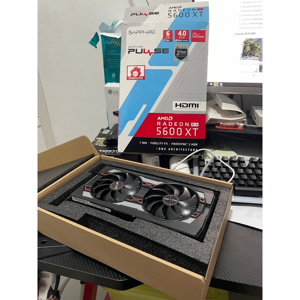 VGA SAPPHIRE - PULSE RX 5600 XT 6G GDDR6