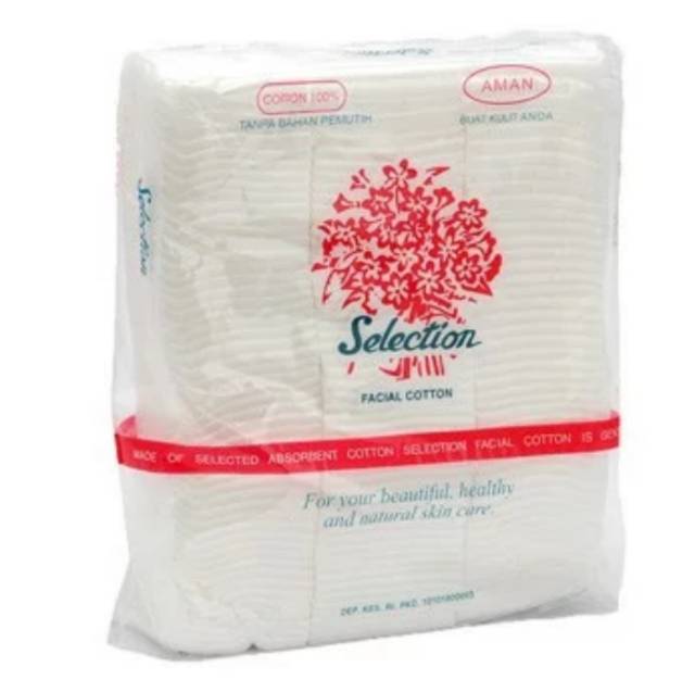 Kapas Wajah Selection 50gr Kapas Pembersih Kecantikan Facial Cotton.