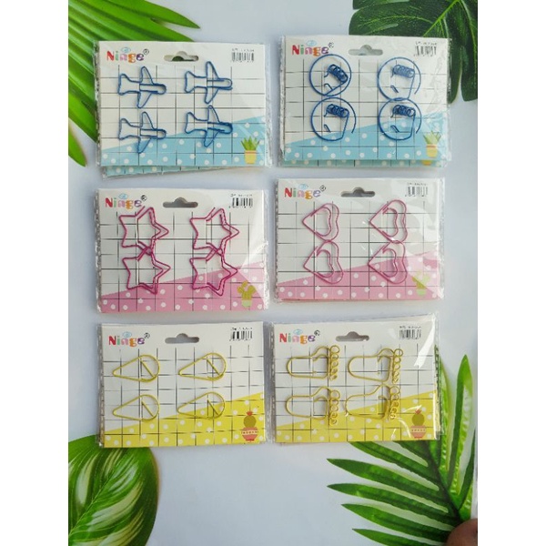 

Ninge NJ-070-14 Ring Pembatas Buku Set isi 4 Unik Lucu Murah