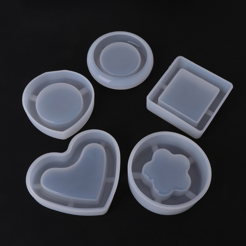 SIY  Silicone Mold DIY Geometric Resin Pendant Mirror Crafts Ashtray Jewelry Making