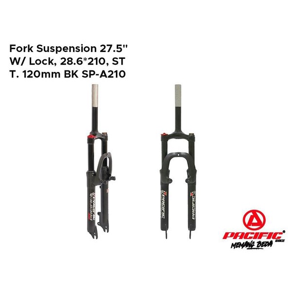 Fork sepeda Mtb Federal Pacific 27.5 Travel A210