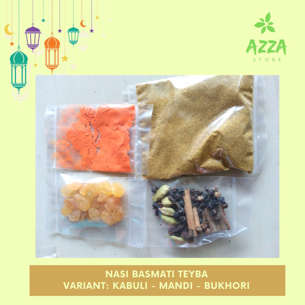 Teyba Beras Basmati Kebuli Biryani Nasi Mandi Bukhori 500 gram