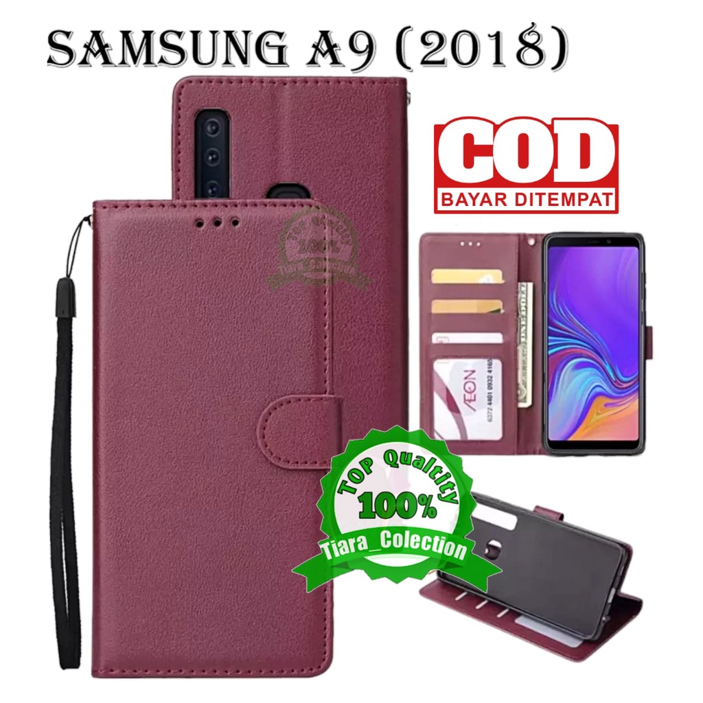 CASE FLIP SAMSUNG GALAXY A9 ( 2018 ) CASING HP / COVER HP UNTUK SAMSUNG A9 ( 2018 ) LETAHER FLIP CAS