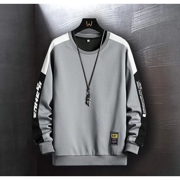 Sweater Great War Basic Cowo / Sweater Pria Terbaru 2022 Bahan Tebal / Sweater Distro Cowok Model Ba