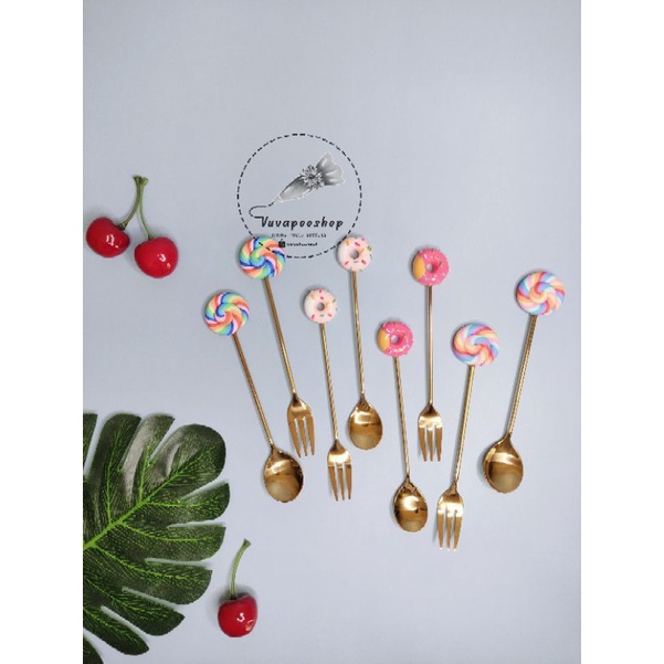 Sendok Garpu Set / Sendok Teh / Sendok Cake / Sendok Garpu Hias / Sendok Hias / Tea Spoon