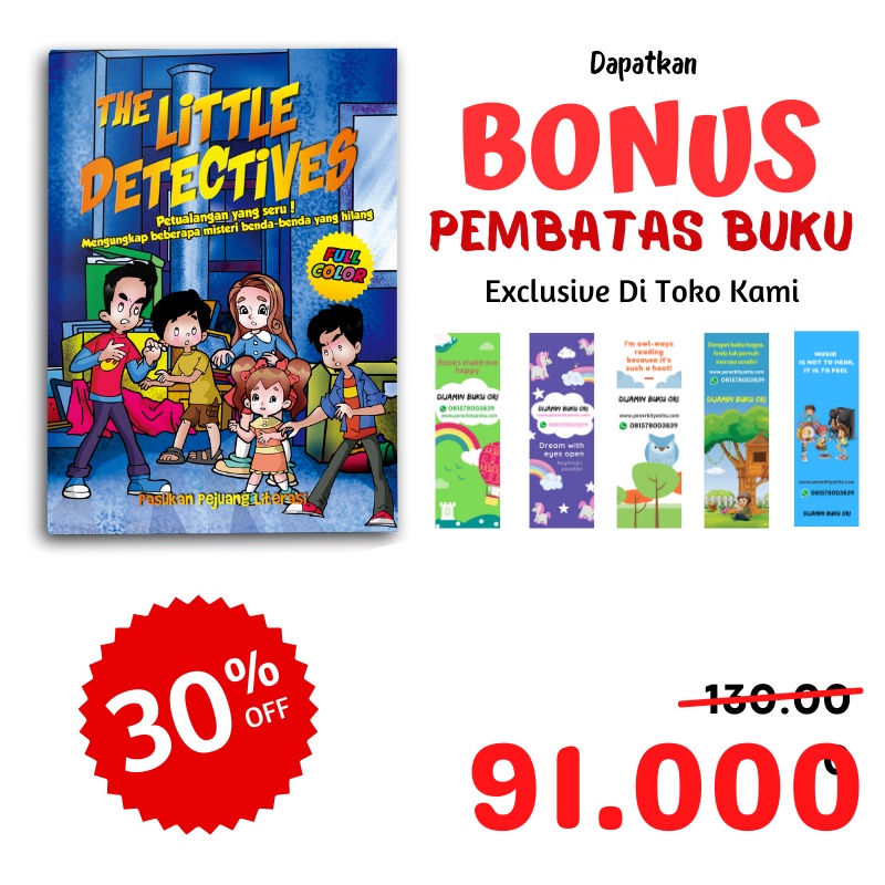 Syalmahat Publishing Buku Cerita Anak The Little Detectives Mengungkap Misteri Benda Yang Hilang