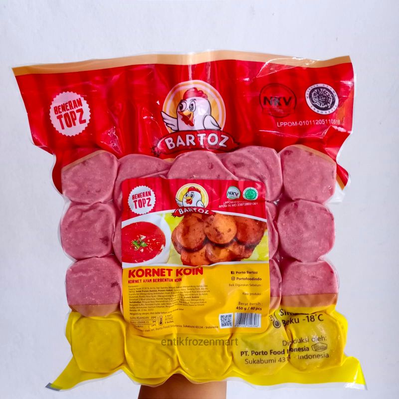 

BARTOZ KORNET AYAM COIN 450 GR