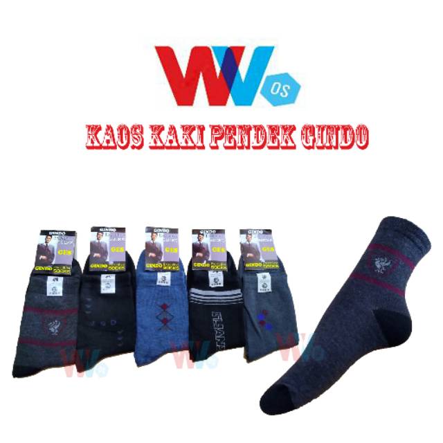 Kaos kaki Pendek Gindo Harga Grosir