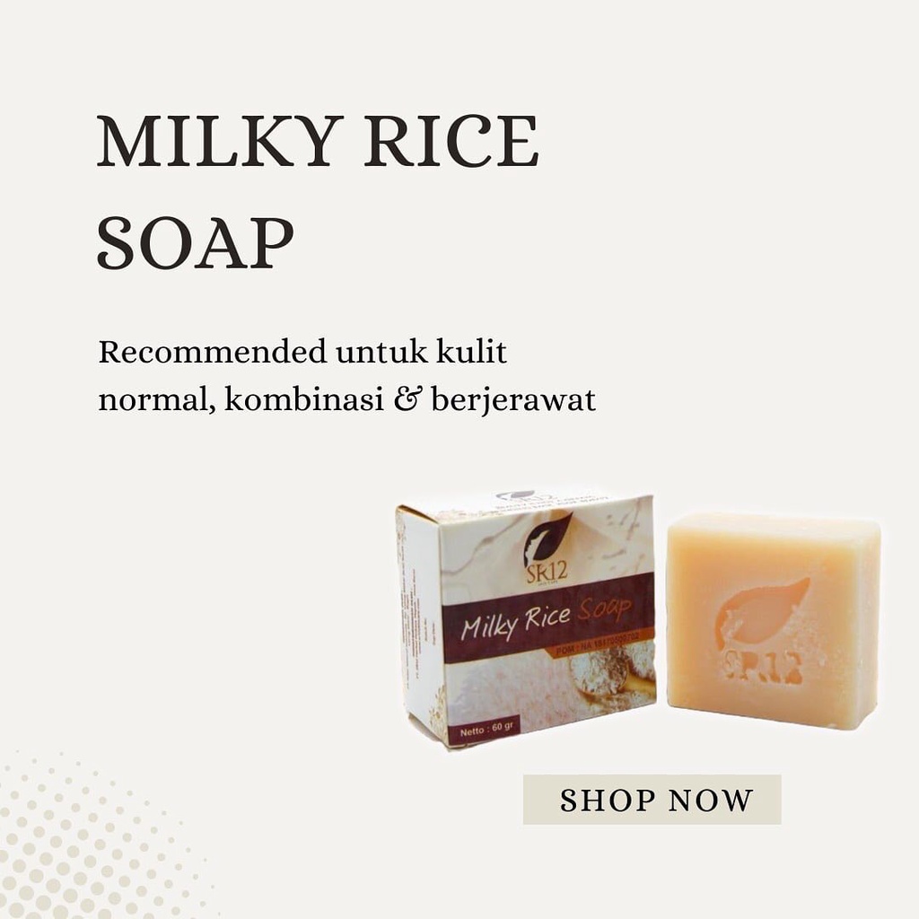 Sabun Muka SR12 Skincare Sabun Bulus Coffee Soap Sabun Natural Beras Rice Soap Pembersih Wajah SR12 Herbal Skincare Ori BPOM S94