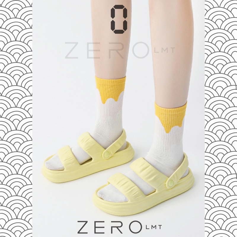 Zerolimit -  Sandal Wanita Casual JISOO Sendal Tali Cewek Terbaru Sandal Slop Wanita Empuk Terbaru