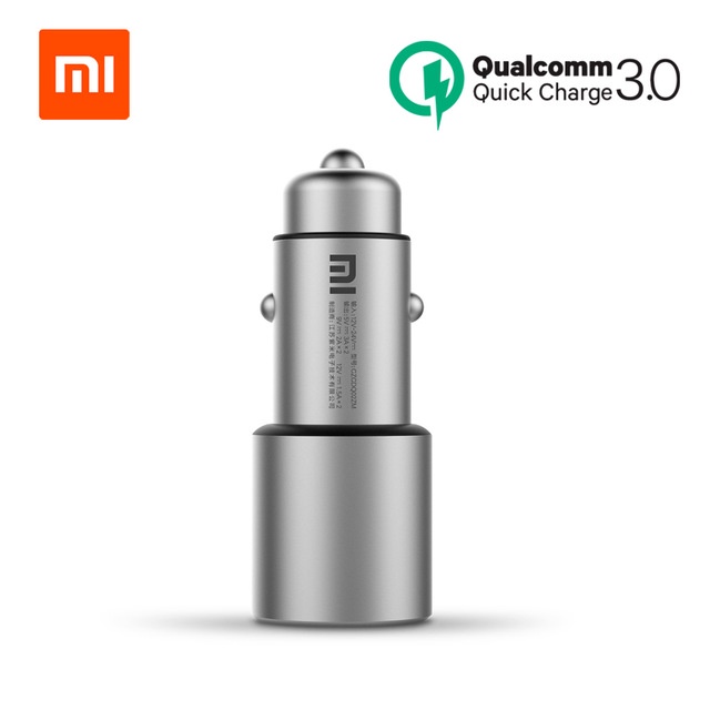 Xiaomi Mi Car Charger Dual USB Fast Charging QC 3.0 - CC02CZM (ORIGINAL) - Silver