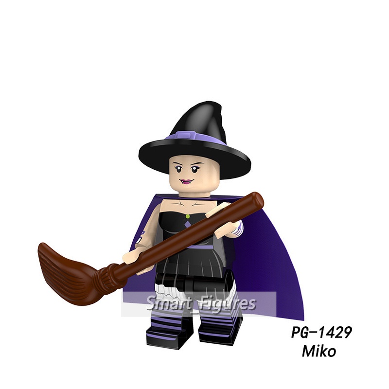 Pg8171 Mainan Action Figure Minifigures Seri Halloween Bentuk Labu / Orang-Orangan Sawah / Penyihir / Vampire / Joker