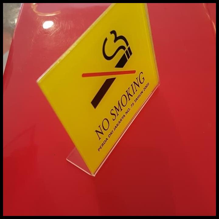 

Sign Akrilik K3 Rambu Safety Dilarang Merokok Uk 8X8Cm Stiker Sticker