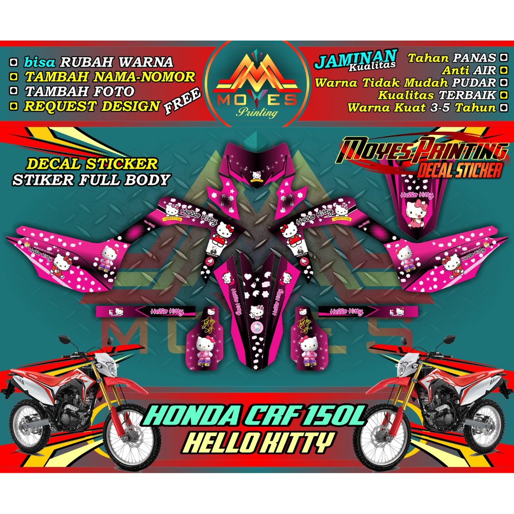 stiker crf 150 L stiker motor crf 150 L stiker motor crf 150 L full body