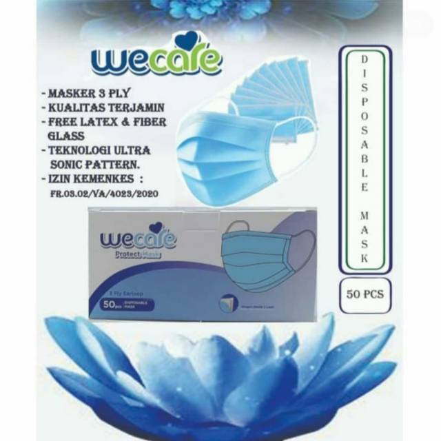 Masker we care earloop 1box