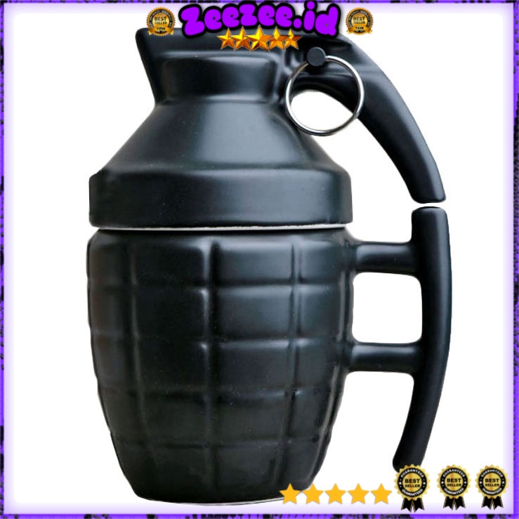 Gelas Mug Model Granat Tangan 280ml - HH-8603 TitanGadget