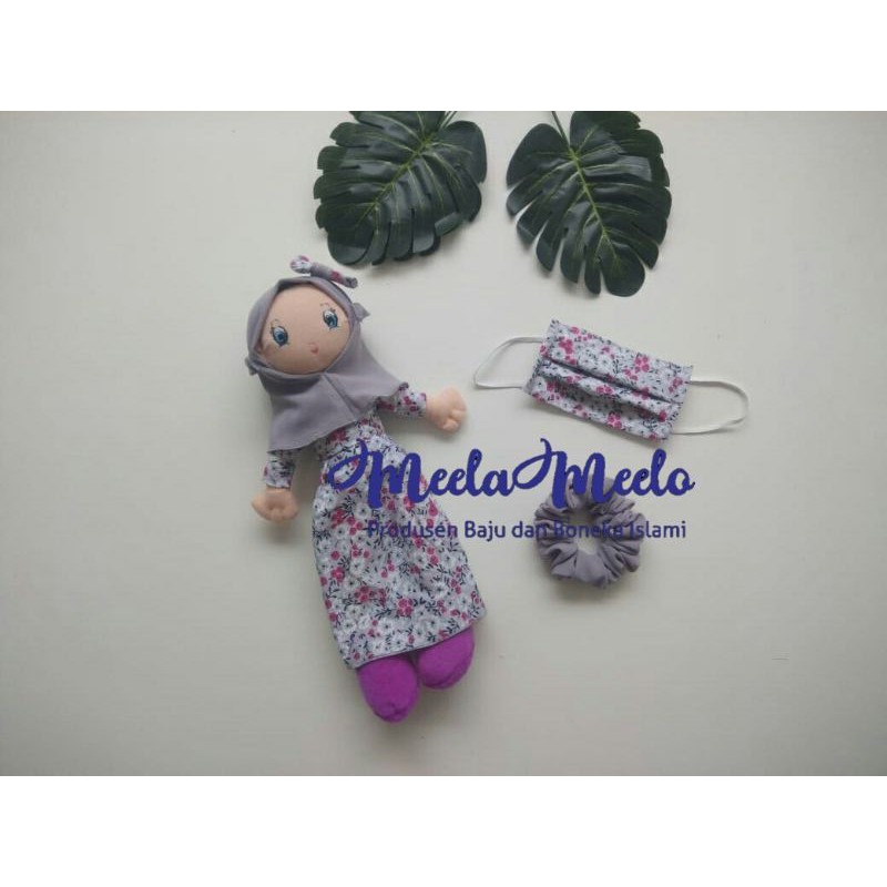 boneka mainan anaka boenka muslimah isi 4 pcs