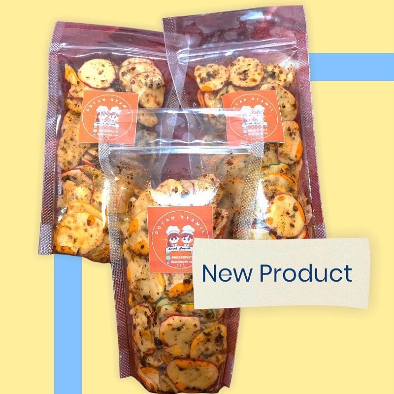 

Kerupuk Seblak Daun Jeruk Pedas Asin 50gr