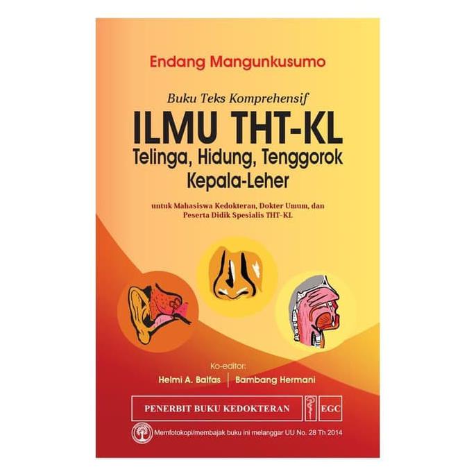 ORIGINAL Ilmu THT-KL Telinga Hidung Tenggorok - Helmi A Balfas