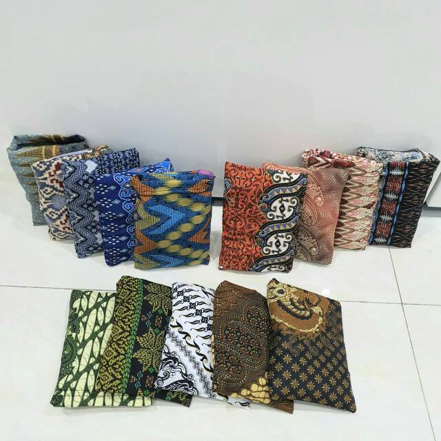 TAS BELANJA TAS LIPAT KANTONG BELANJA SELETING BATIK