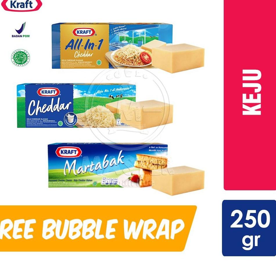 

[KODE 6FDYE] Kraft cheddar / Martabak 250gr