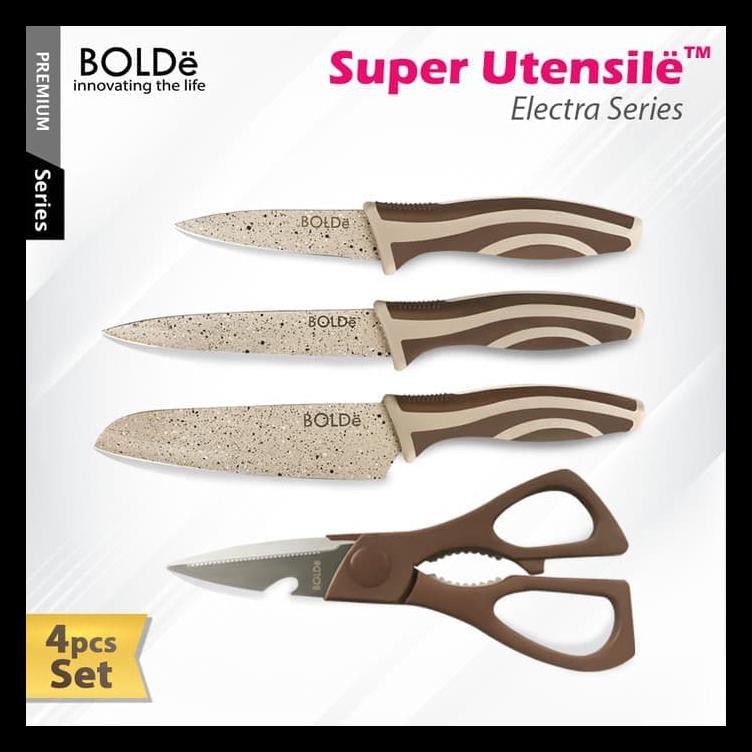

Pisau Set Bolde + Gunting (3Pcs Pisau + 1Pcs Gunting) Terbaik