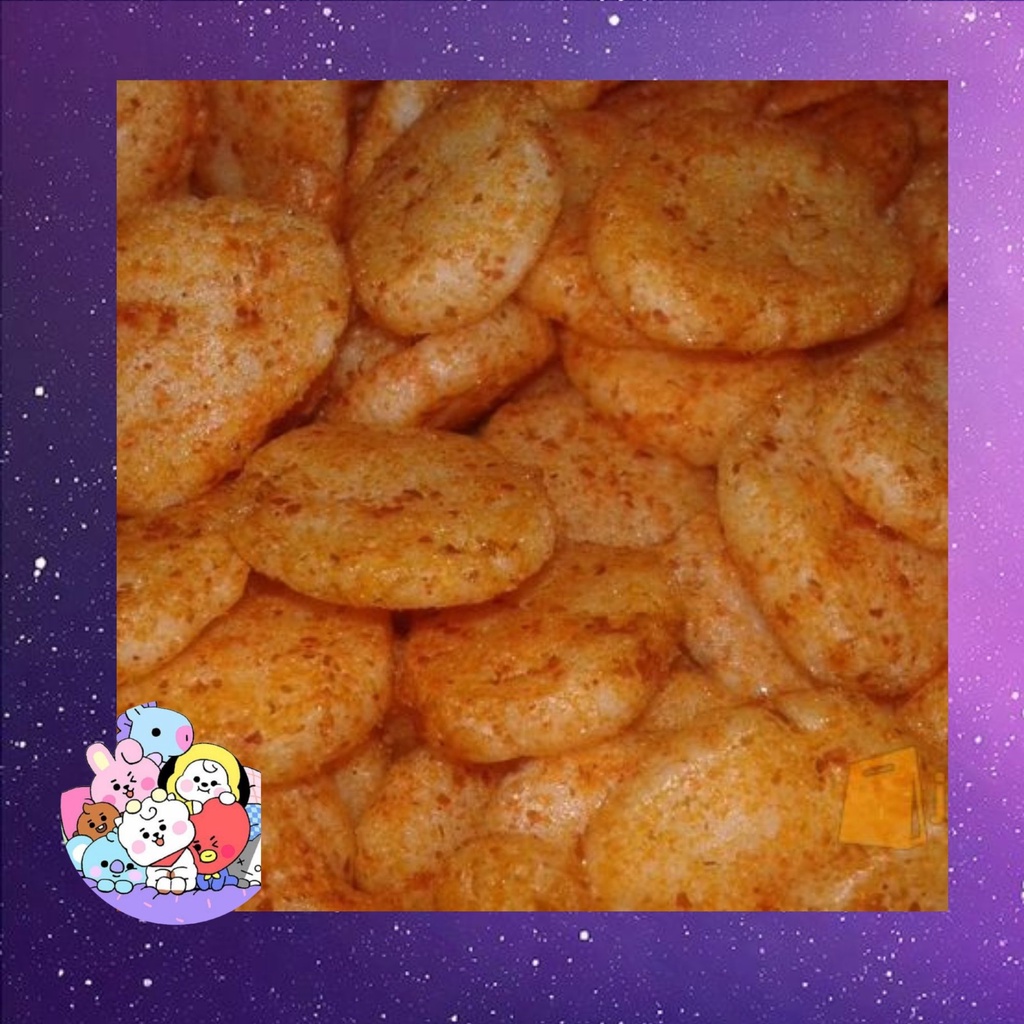 

250GR KERUPUK PEDAS TERMURAH / KERUPUK KOIN KILOAN