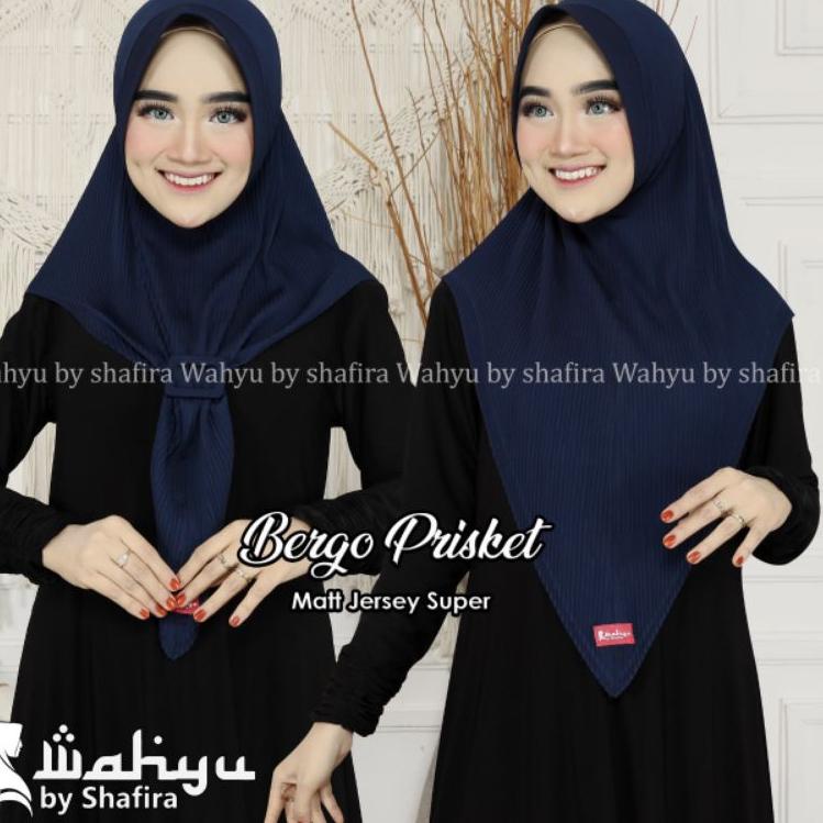 [KODE QNVMK] BERGO PLISKET PET HIJAB INSTAN FREE BROS / GESPER WAHYU BY SHAFIRA JILBAB PLISKET EL RA