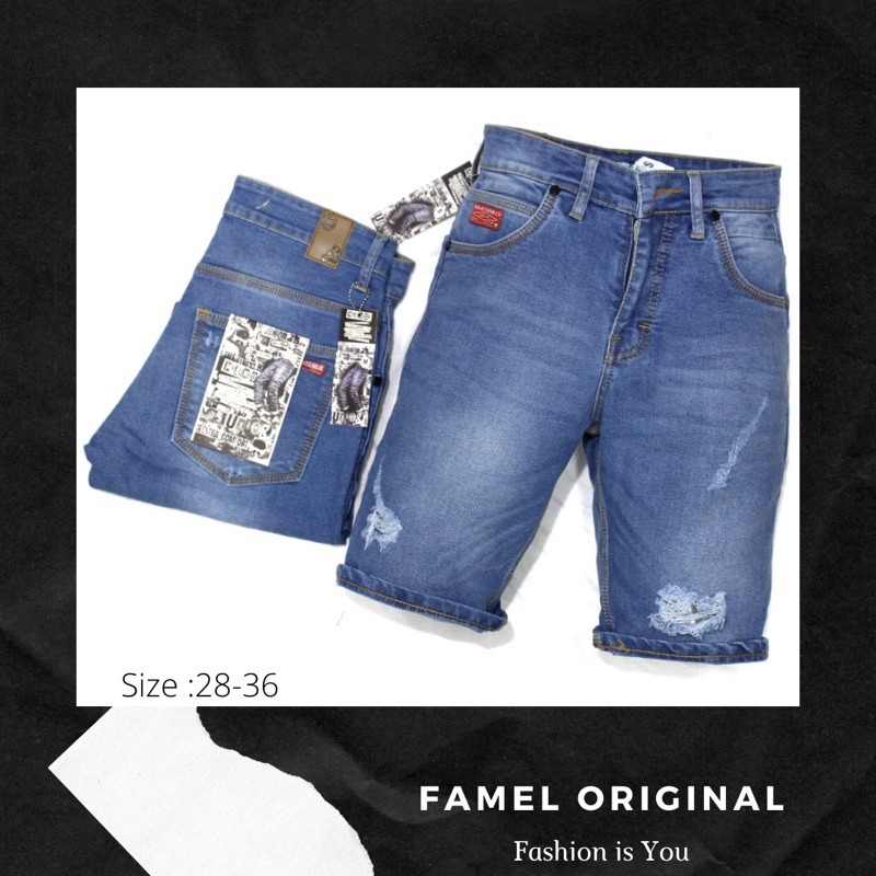 FOCCP/ CELANA PENDEK COWO/JEANS PENDEK COWO/CELANA JEANS COWO