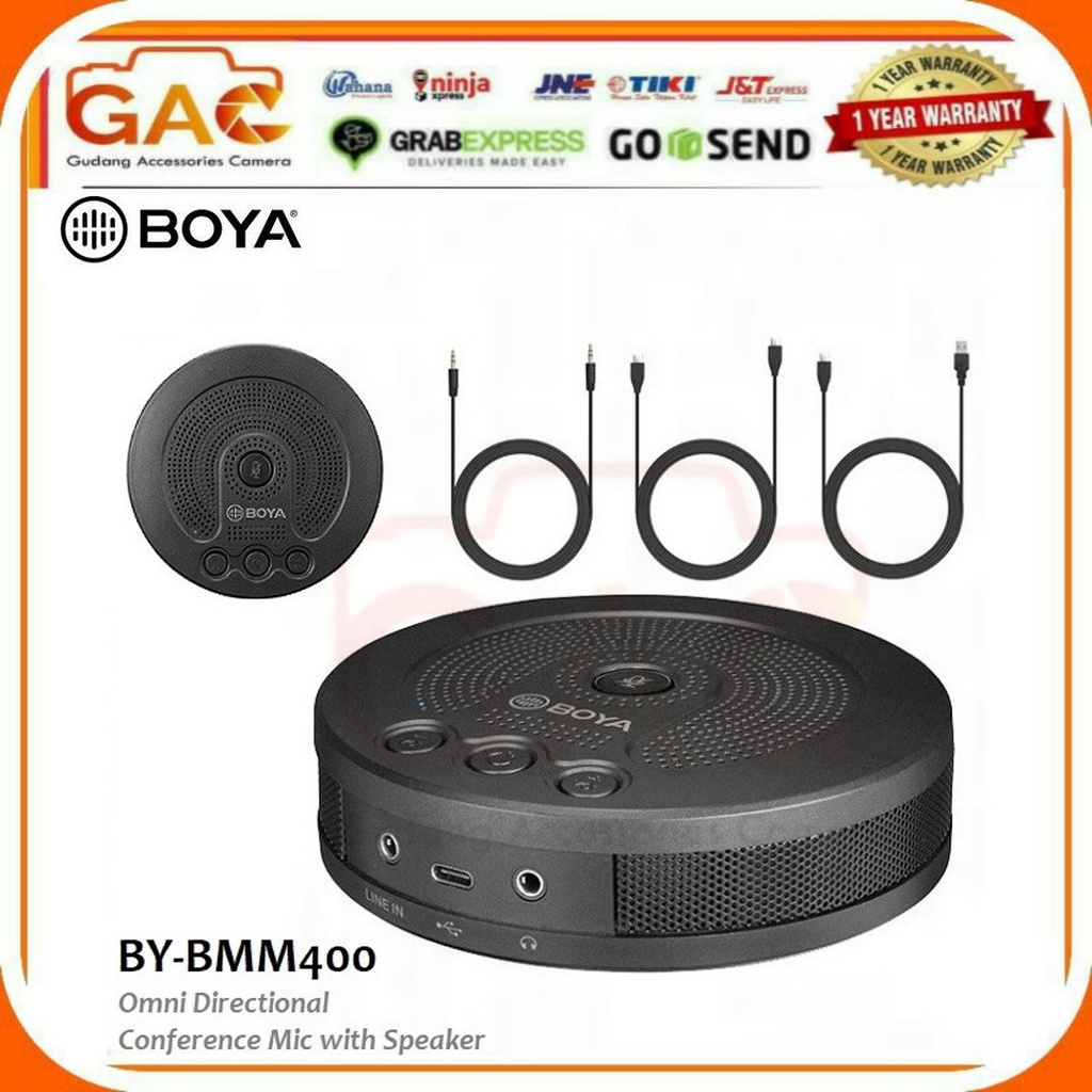 BOYA BY-BMM400 Omnidirectional Conference Microphone with Speaker