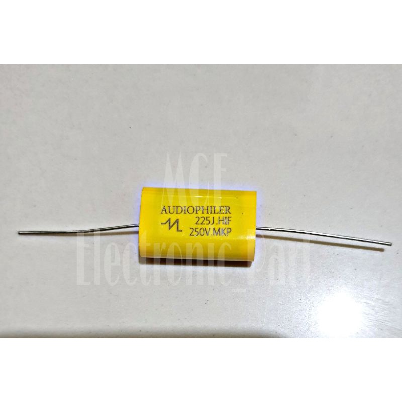 Capasitor Tweeter Audiophiler 225 J HIF 2.2uf -250V Kapasitor Elco Tweeter