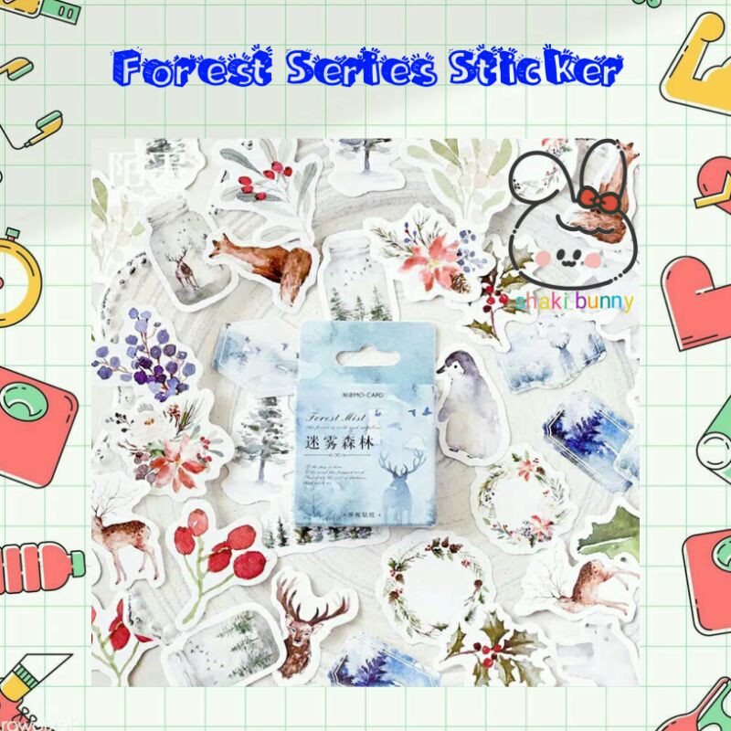 

Sticker Kawaii Forest Series (45pcs) / Stiker Seri Hutan