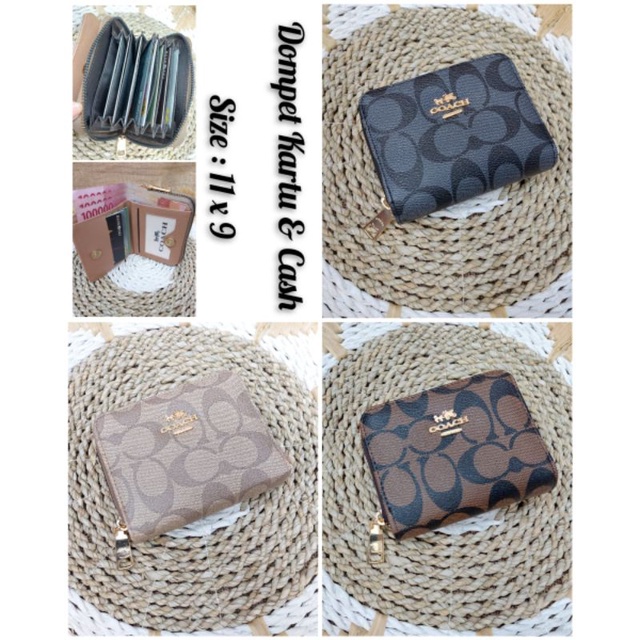 Dompet Mini Kartu Dan Cash Fashion Kekinian