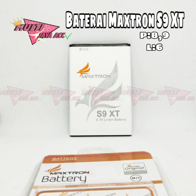 Baterai Maxtron S9 XT 3000mAh Battrey batre hp Maxtron s9