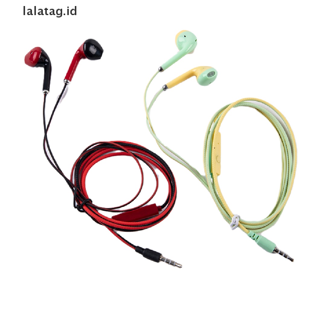 (Flyag) U24 Headset Earphone IN-Ear Kabel Stereo Jack 3.5mm Untuk Musik / Game / Lari