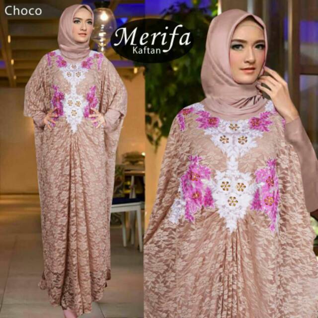 Merifa Kaftan Jumbo Fashion Muslim Wanita