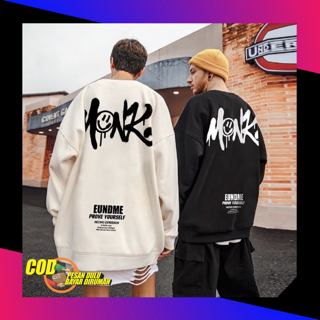 Sweater Oversize Korea Sweater Laki Sweater Hoodie Pria Polos Sweater Hoddie Pria Suwiter Cowok Dist