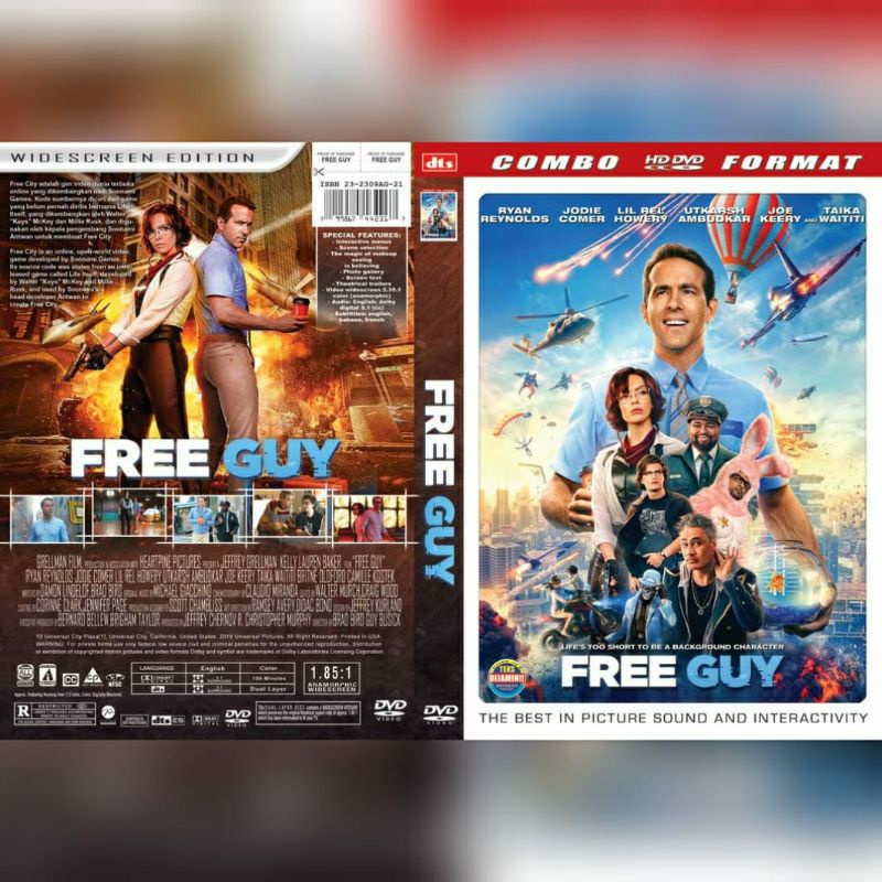 kaset Film Action FREE GUY - 2021 - HD