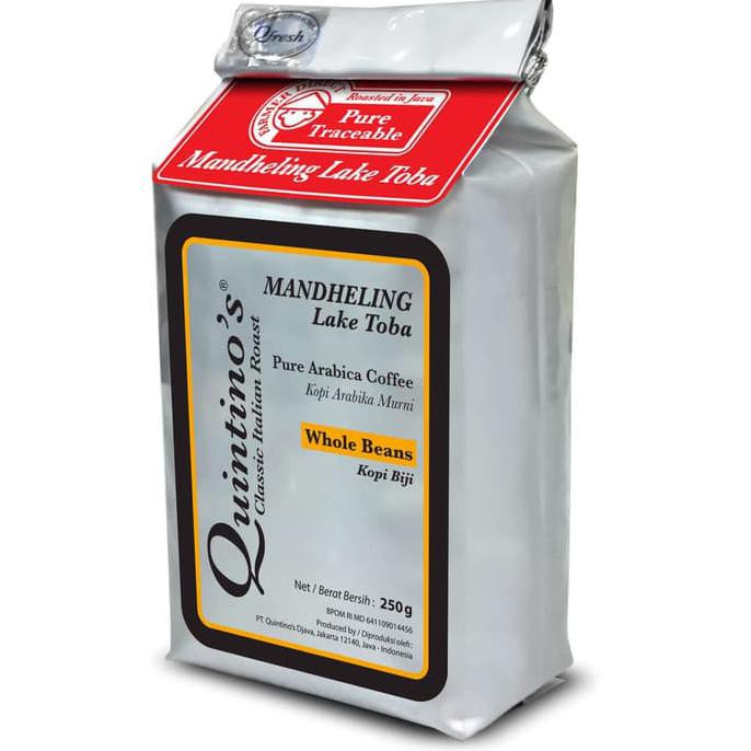 

Quintinos Mandailing lake toba bean 250 gr