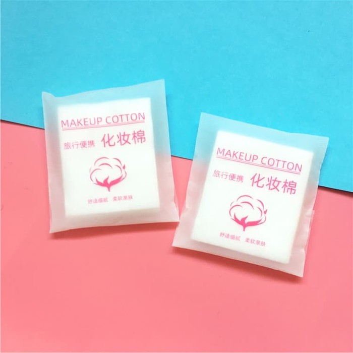 MCT kapas sulam alis makeup cotton non woven 25 pcs make up cotton pad