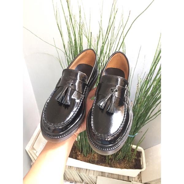 RAJIB - sepatu Loafers tassel kulit asli sapi